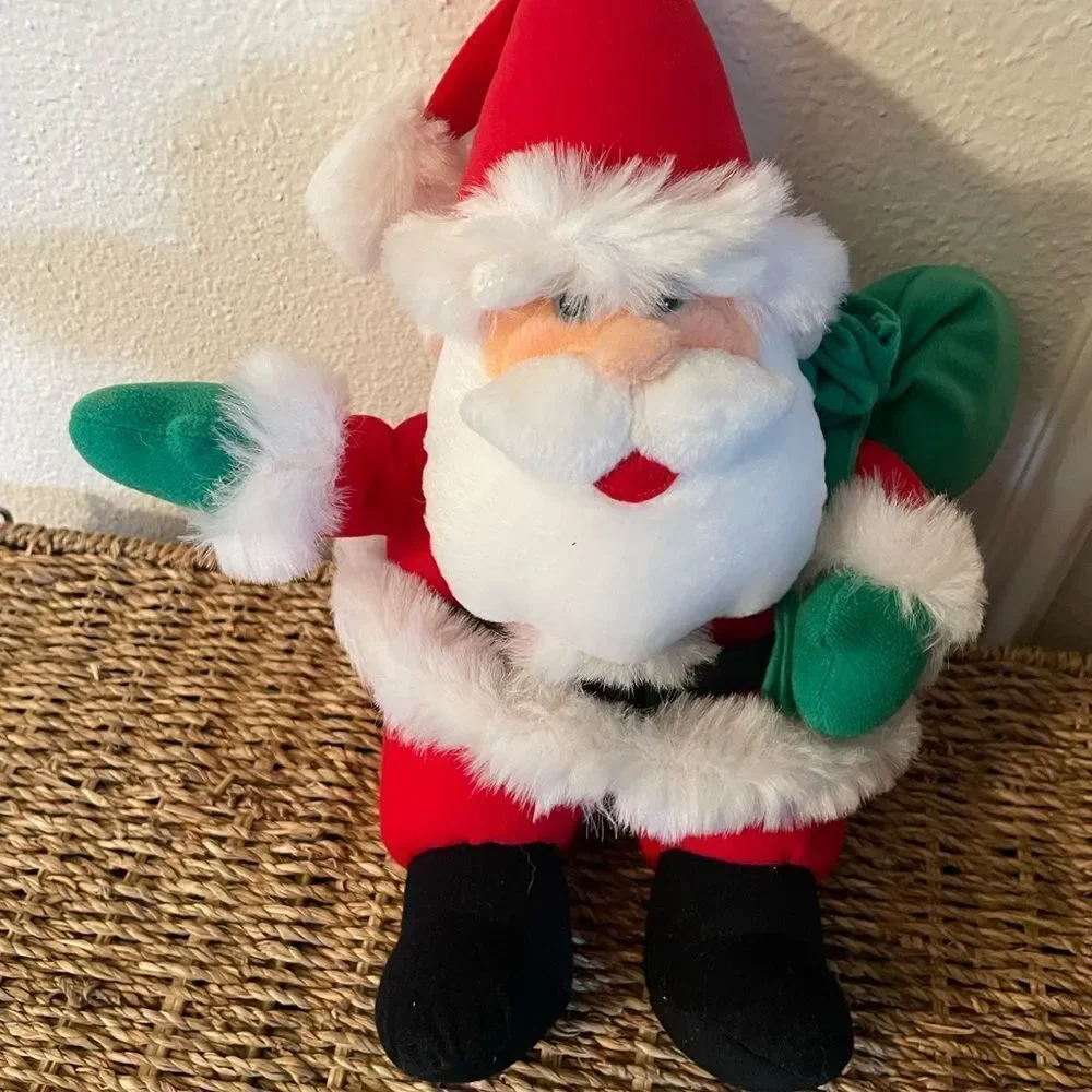 1990’s Stuffins Plush Santa New Condition!
